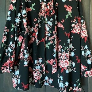 Lane Bryant floral blouse